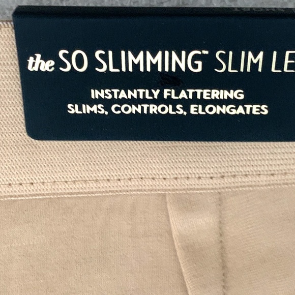 NWT CHICO'S SO SLIMMING Beige So Slimming Petite Elyse Pants Size 3 Short - Picture 7 of 15